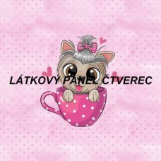 Látkový panel ČTVEREC -  289-32