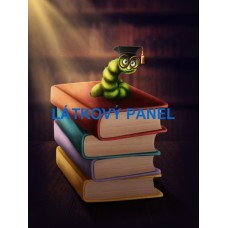 BAVLNĚNÝ PANEL knihomol 18x25 cm BSK-181