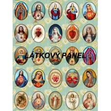BAVLNĚNÁ LÁTKA - panel 35x45 cm  FNP399