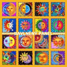 BAVLNĚNÁ LÁTKA - panel 20x20 cm   FNP419