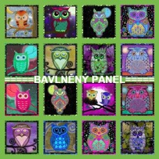 BAVLNĚNÁ LÁTKA - panel 20x20 cm   FNP421