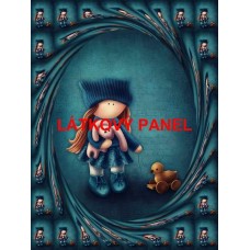 BAVLNĚNÝ PANEL -   7x10 cm  BSK-c03