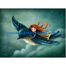 BAVLNĚNÝ PANEL Malenka 11x15 cm BSK-45