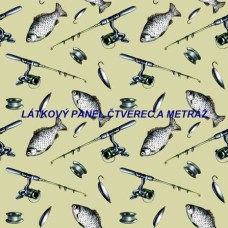 Látkový panel nebo metráž RYBAŘENÍ -  294-3