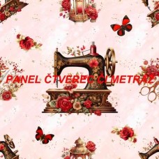 Látkový panel nebo metráž VINTAGE -  301-2