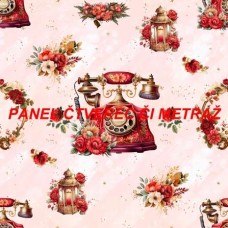 Látkový panel nebo metráž VINTAGE -  301-19