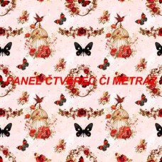 Látkový panel nebo metráž VINTAGE -  301-29
