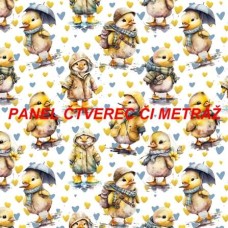 Látkový panel nebo metráž KOLEKCE KACHNIČKA  -  301-70