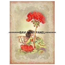 BAVLNĚNÝ PANEL 14x20 cm  vin578
