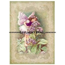 BAVLNĚNÝ PANEL 14x20 cm  vin581