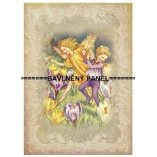 BAVLNĚNÝ PANEL 18x25 cm  vin588