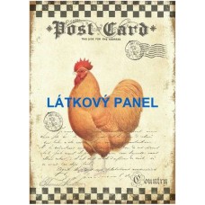 BAVLNĚNÝ PANEL  21x30 cm  far163