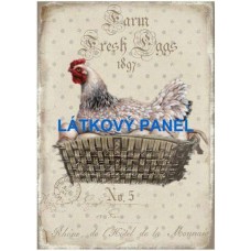 BAVLNĚNÝ PANEL  21x30 cm  far169