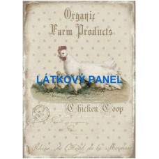 BAVLNĚNÝ PANEL  21x30 cm  far176