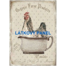 BAVLNĚNÝ PANEL  21x30 cm  far177