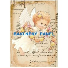 BAVLNĚNÝ PANEL  14x20 cm   fbv381