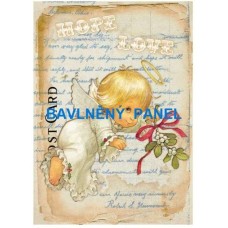 BAVLNĚNÝ PANEL  14x20 cm   fbv384