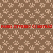 Látkový panel nebo metráž KOLEKCE BLÁZNIVÍ PEJSCI-  310-99