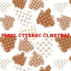 Látkový panel nebo metráž KOLEKCE BLÁZNIVÍ PEJSCI-  310-118