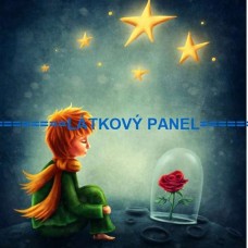 BAVLNĚNÝ PANEL Malý princ 15x15 cm    BSK-19