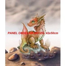 BAVLNĚNÝ PANEL 21x25 cm   df658