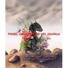 BAVLNĚNÝ PANEL 21x25 cm   df665