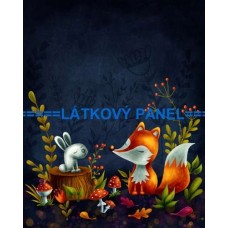 BAVLNĚNÝ PANEL Liška  18x25 cm  BSK-31