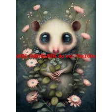 BAVLNĚNÝ PANEL  7x10 cm fan489