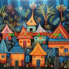 BAVLNĚNÝ PANEL 40x40 cm lpf774