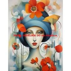 BAVLNĚNÝ PANEL - 15x20 cm fan627