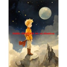 BAVLNĚNÝ PANEL Malý princ 11x15 cm df792