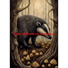 BAVLNĚNÝ PANEL jezevec 14x20 cm fan767