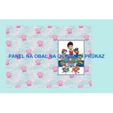 Bavlněný panel na očkovací průkaz, notýsek vel.A6  - OP31