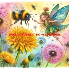 BAVLNĚNÝ PANEL 25x25 cm lpf984
