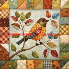 bavlněný panel 25x25 cm  flp441
