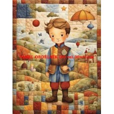 bavlněný panel Malý princ 27x35 cm  flp467
