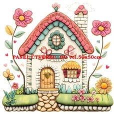 bavlněný panel 15x15 cm  flp479