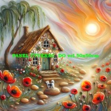 bavlněný panel 25x25 cm  flp506