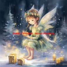 bavlněný panel 20x20 cm  flp534