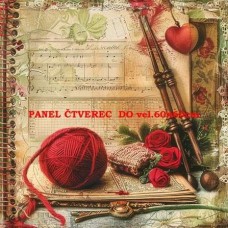 bavlněný panel 20x20 cm  flp558