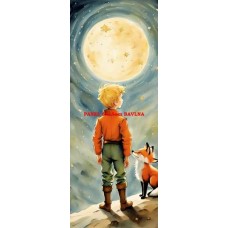BAVLNĚNÝ PANEL Malý princ 6x18 cm  zal667