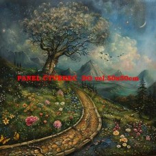 bavlněný panel 25x25 cm  flp584