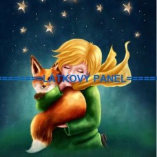 BAVLNĚNÝ PANEL Malý princ 45x45 cm  BSK-21