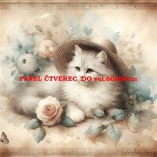 BAVLNĚNÝ PANEL - 15x15 cm  zvm19