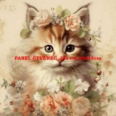 BAVLNĚNÝ PANEL - 15x15 cm  zvm26