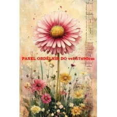 BAVLNĚNÝ PANEL 17x25 cm  kve224