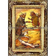 Bavlněná látka-panel A2594