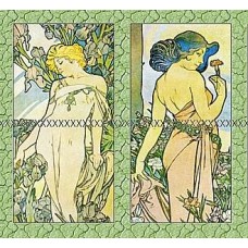 Bavlněná látka-panel A4022