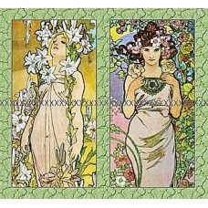 Bavlněná látka-panel A4023