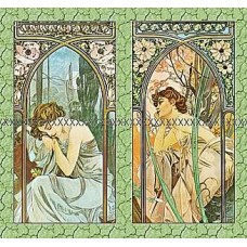 Bavlněná látka-panel A4024